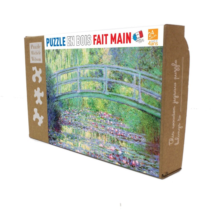 Puzzle en bois 24 pièces Le Pont Japonais