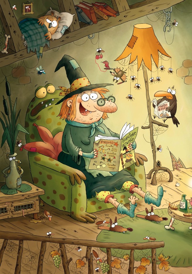 Puzzle en bois 24 pièces Grobine et Monstrocalm