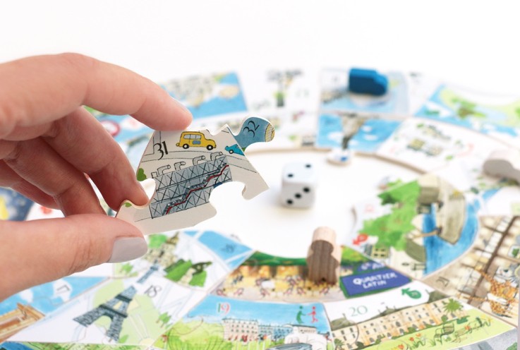 Puzzle en bois 34 pièces Paris Escapade