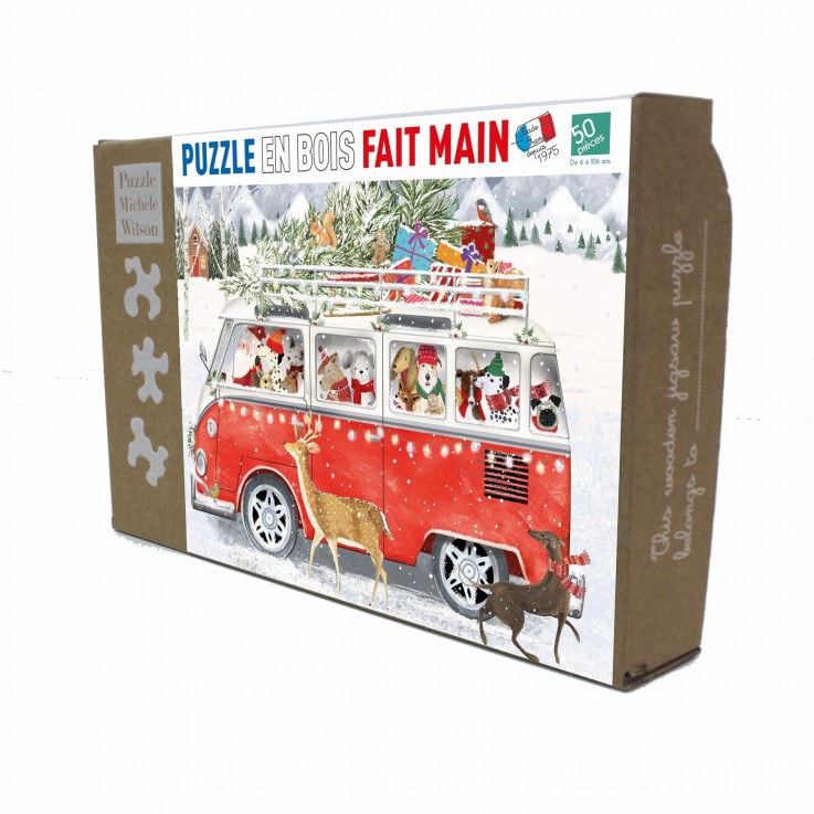 Puzzle en bois 50 pièces Van De Noël
