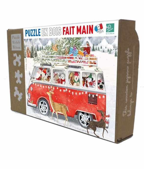 Puzzle en bois 50 pièces...