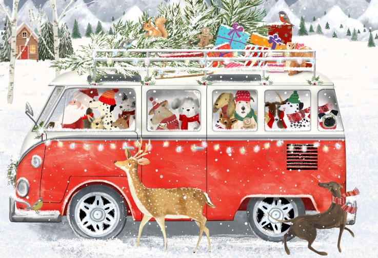 Puzzle en bois 50 pièces Van De Noël
