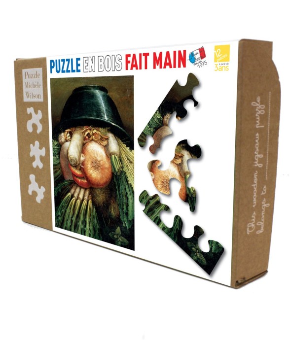 Puzzle en bois 12 pièces...