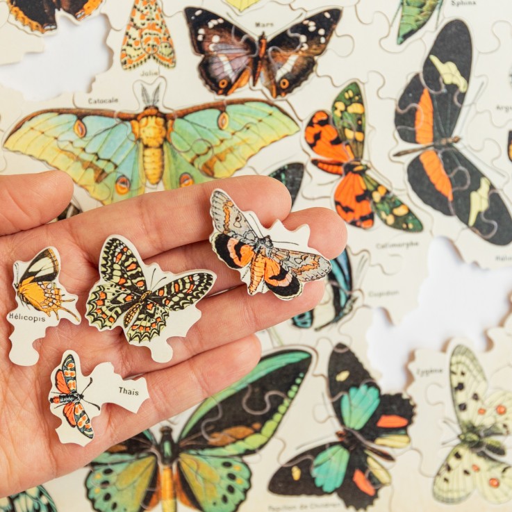 Puzzle en bois 100 pièces Papillons