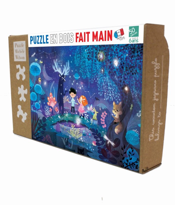Puzzle en bois 50 pièces...