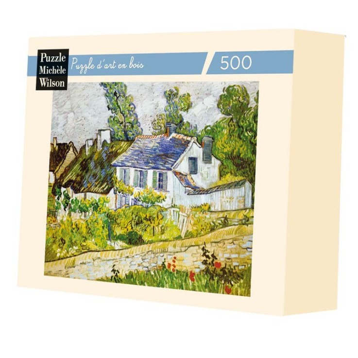 Puzzle en bois 500 pièces maison à Auvers