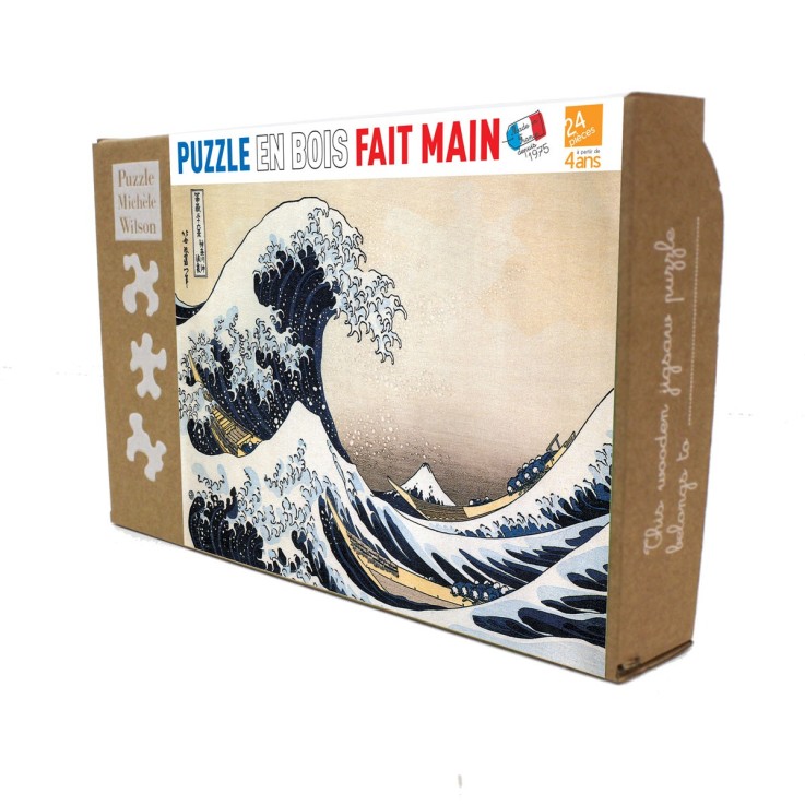 Puzzle en bois 24 pièces La vague