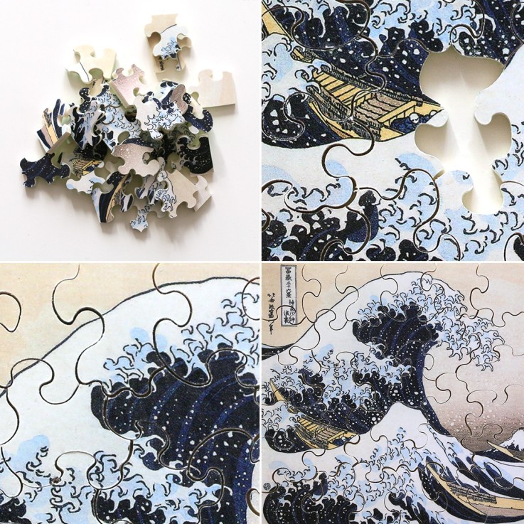 Puzzle en bois 30 pièces Vague