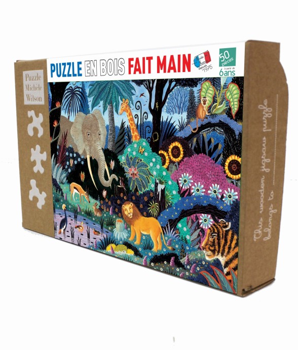 Puzzle en bois 50 pièces...