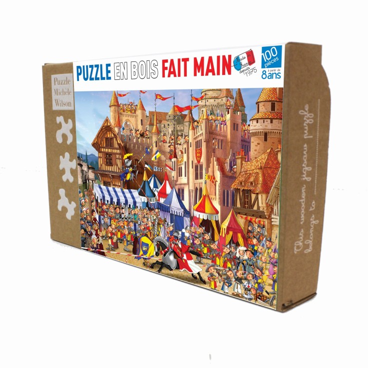 Puzzle en bois 100 pièces Le tournoi