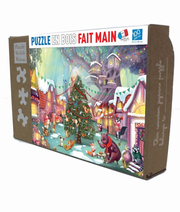 Puzzle en bois 100 pièces...