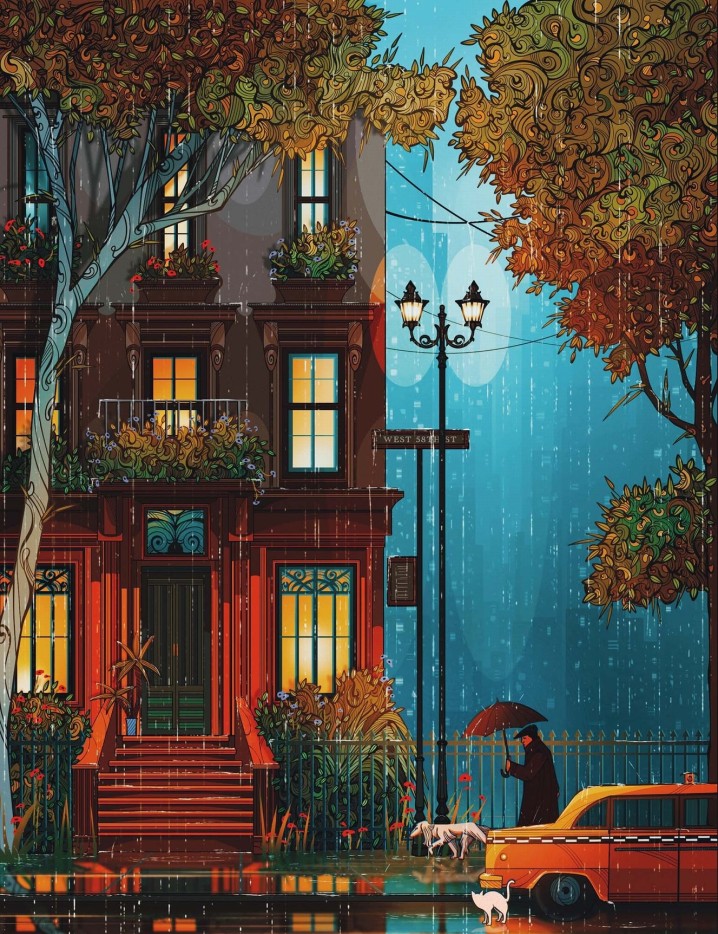 Puzzle en bois 50 pièces When it rains