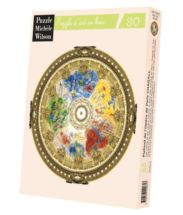 Puzzle en bois 80 pièces...