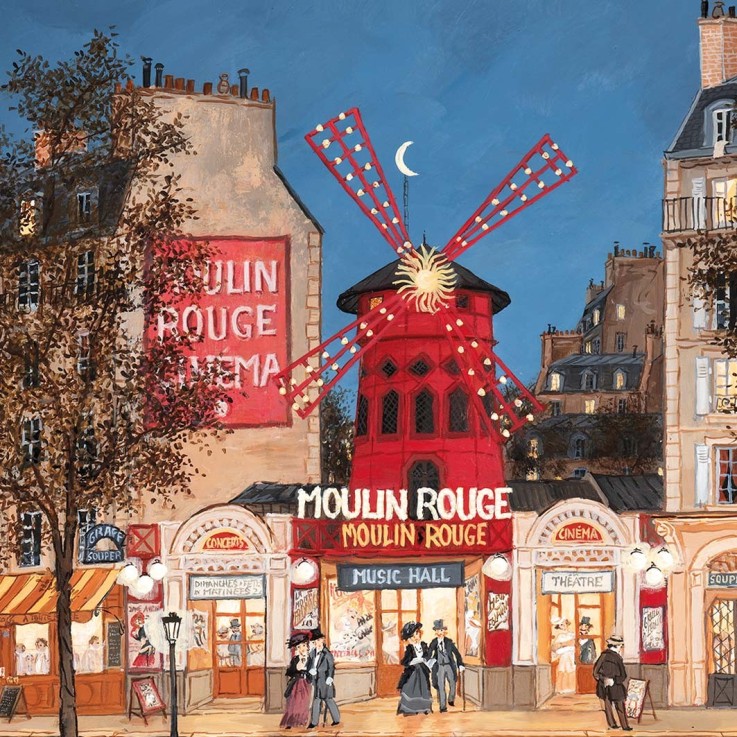 Cuzzle en bois 30 pièces Moulin rouge