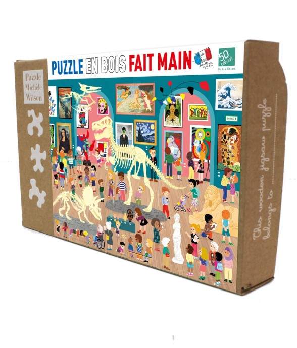 Puzzle en bois 50 pièces...