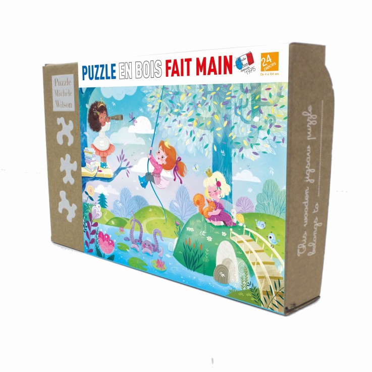 Puzzle en bois 24 pièces Princesses modernes