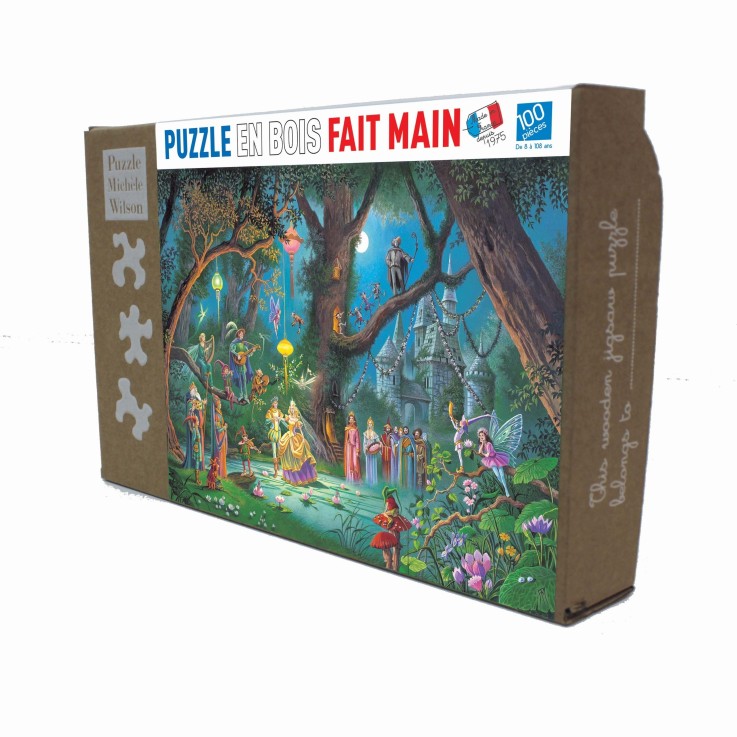 Puzzle en bois 100 pièces Mariage d'une fée
