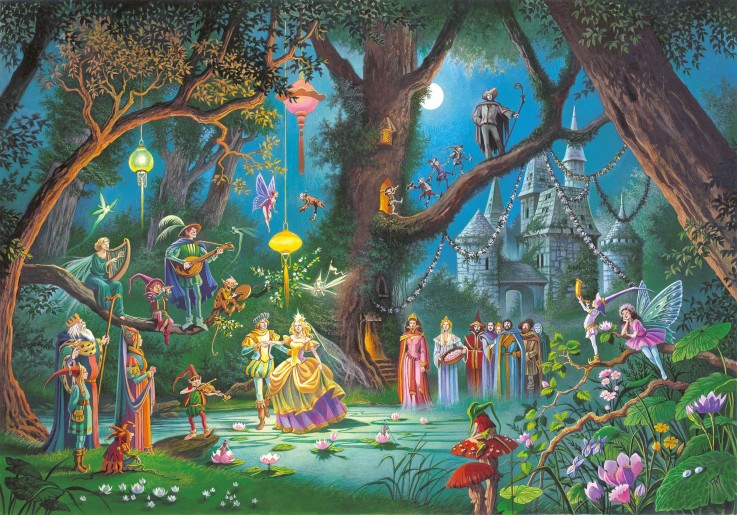 Puzzle en bois 100 pièces Mariage d'une fée