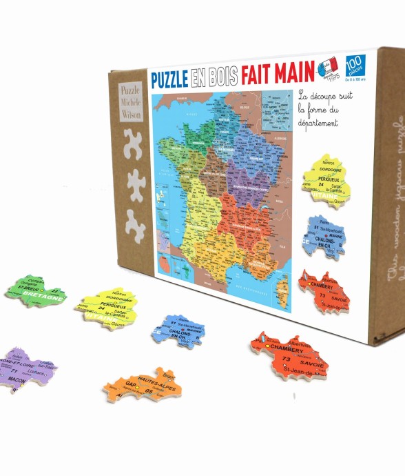 Puzzle en bois 100 pièces...