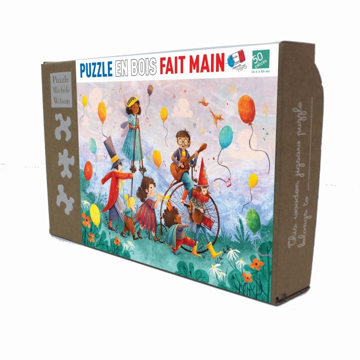 Puzzle en bois 50 pièces Musiciens