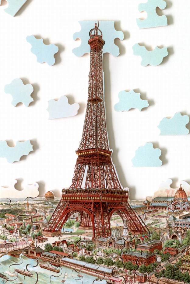 Puzze en bois 80 pièces La Tour Eiffel
