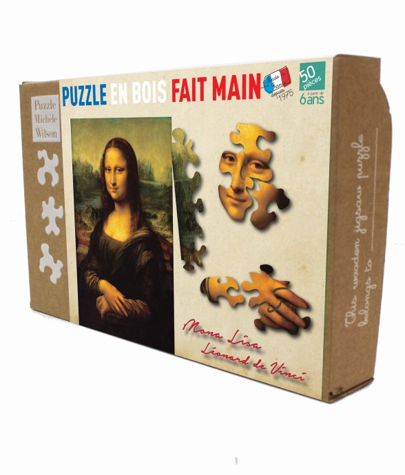 Puzzle en bois 50 pièces La...