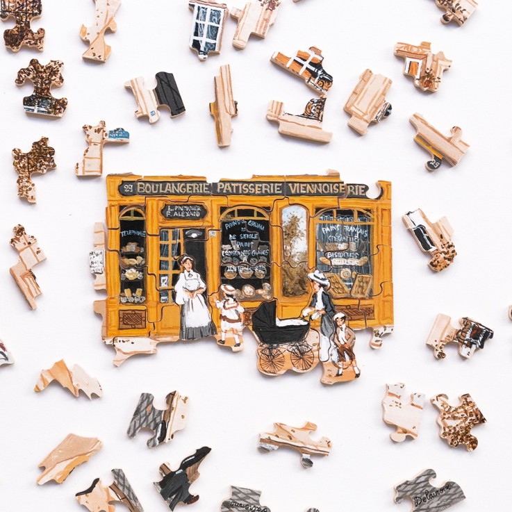 Puzzle en bois 80 pièces Avenue Felix Faure