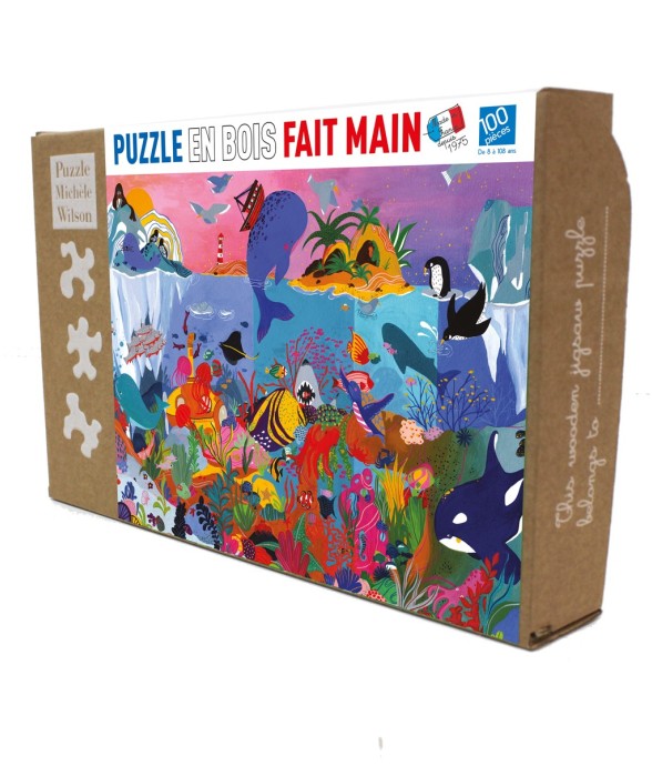 Puzzle en bois 100 pièces...
