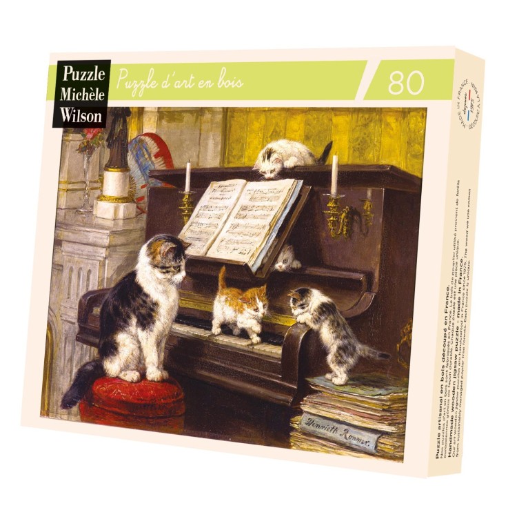 Puzzle en bois 80 pièces La leçon de piano
