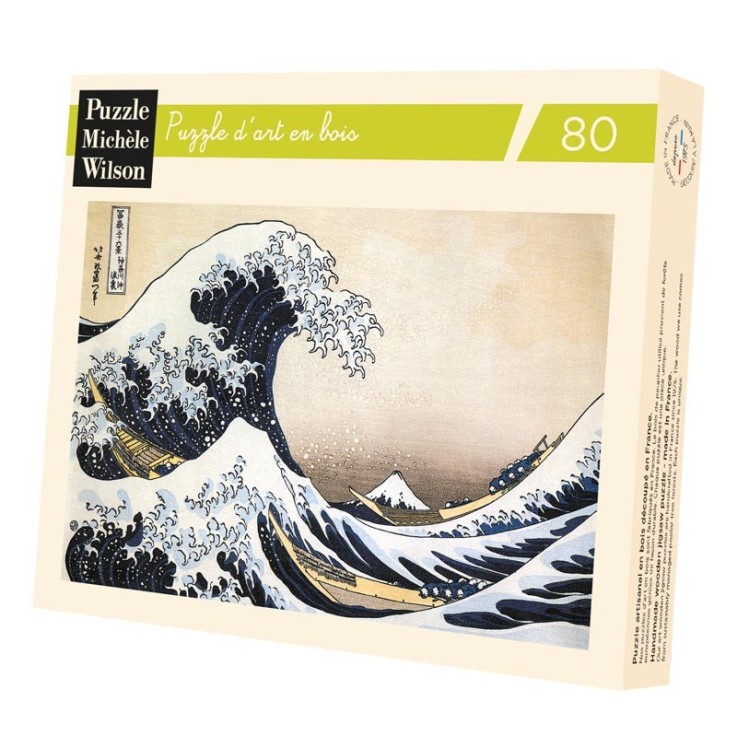 Puzzle en bois 80 pièces La vague