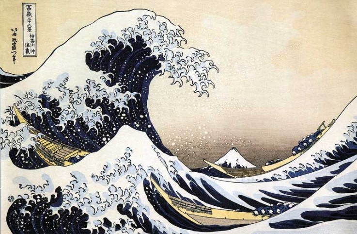Puzzle en bois 80 pièces La vague