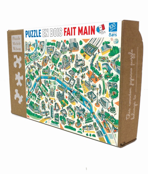 Puzzle en bois 100 pièces...