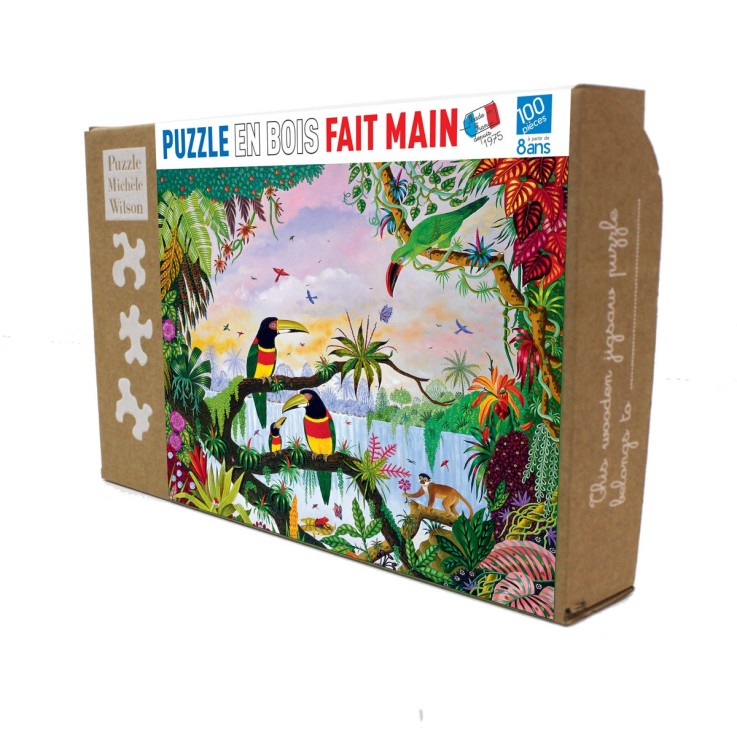 Puzzle en bois 100 pièces la Jungle