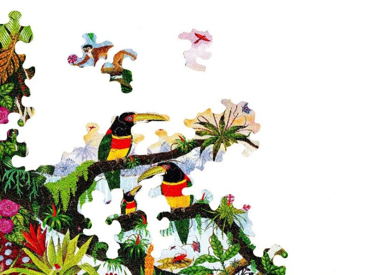 Puzzle en bois 100 pièces la Jungle