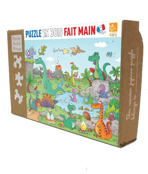 Puzzle en bois 24 pièces...