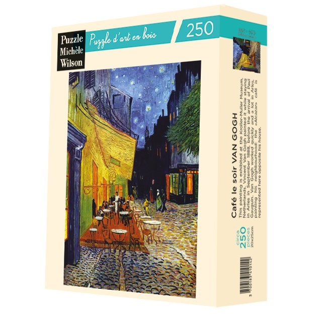 Puzzle en bois 250 pièces Le café le soir
