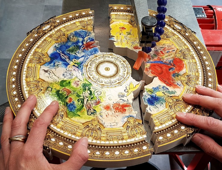 Puzzle en bois 350 pièces Plafond de l'Opéra de Paris