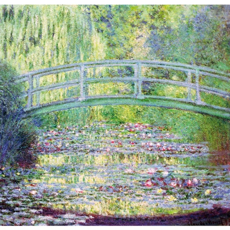 Puzzle en bois 350 pièces Le pont japonnais