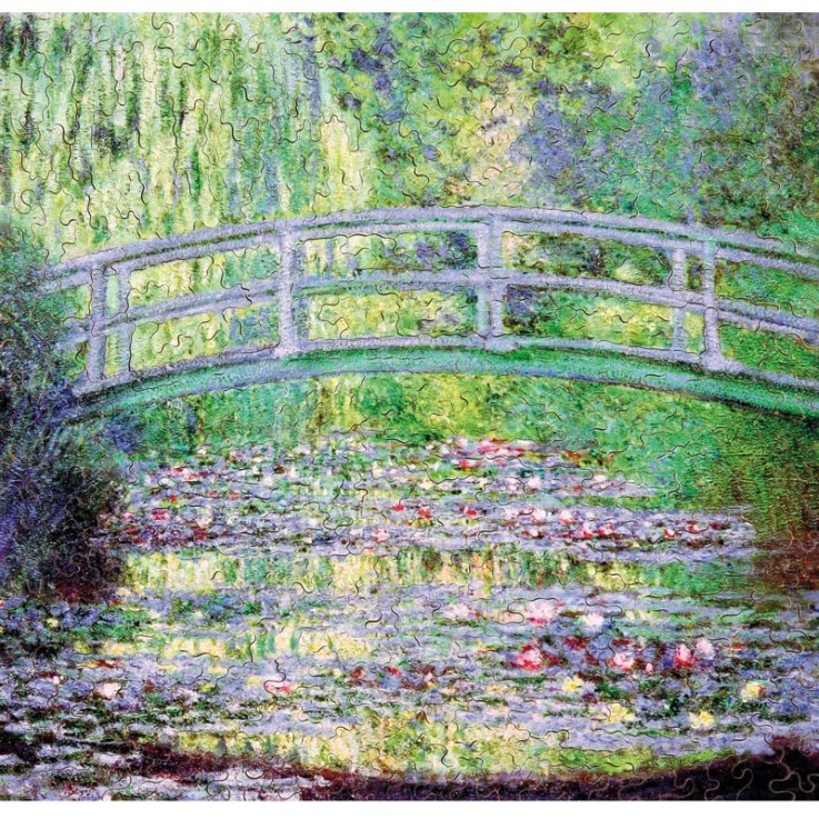 Puzzle en bois 350 pièces Le pont japonnais