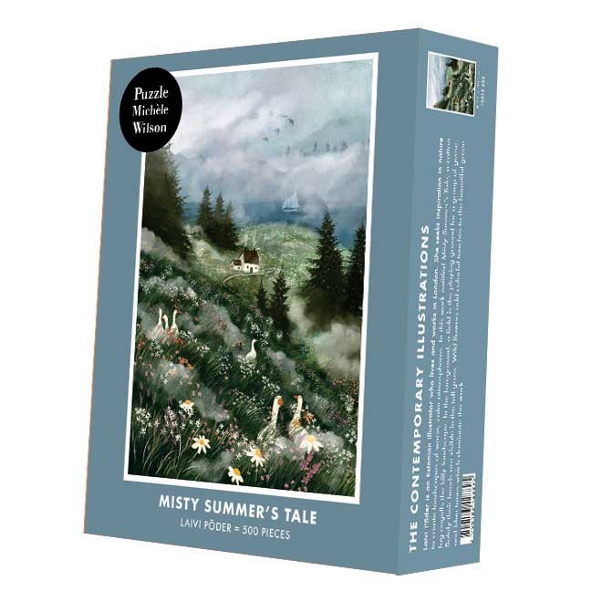 Puzzle en bois 500 pièces Misty Summer's Tale