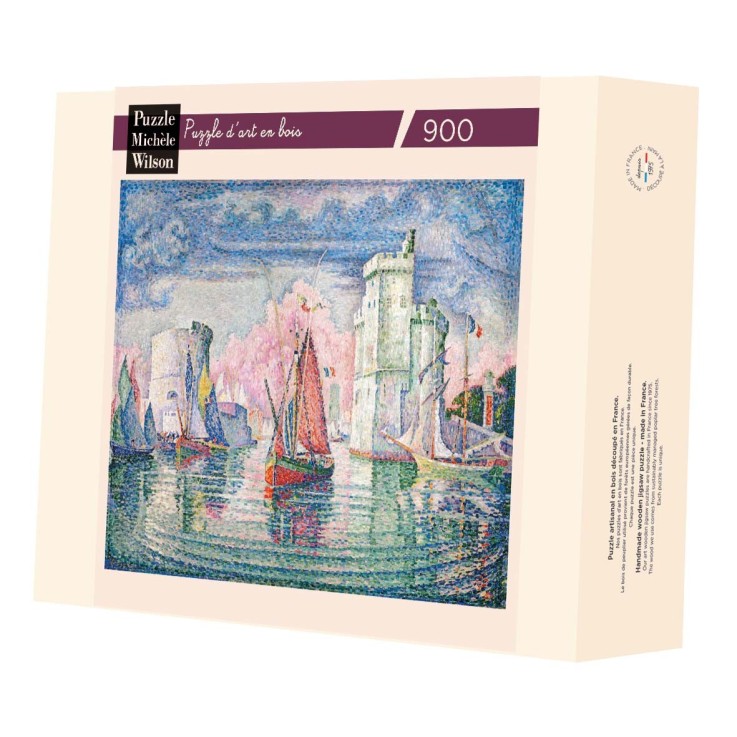 Puzzle en bois 900 pièces Entrée du port de la Rochelle