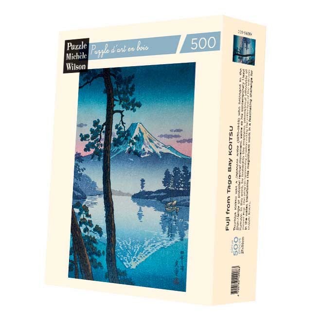 Puzzle en bois 500 pièces Fuji depuis la baie de Tago