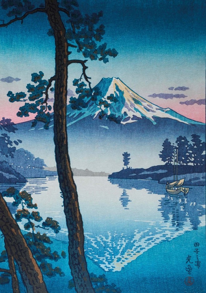 Puzzle en bois 500 pièces Fuji depuis la baie de Tago