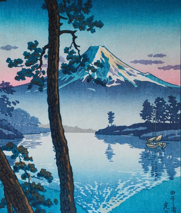 FUJI DEPUIS LA BAIE DE TAGO