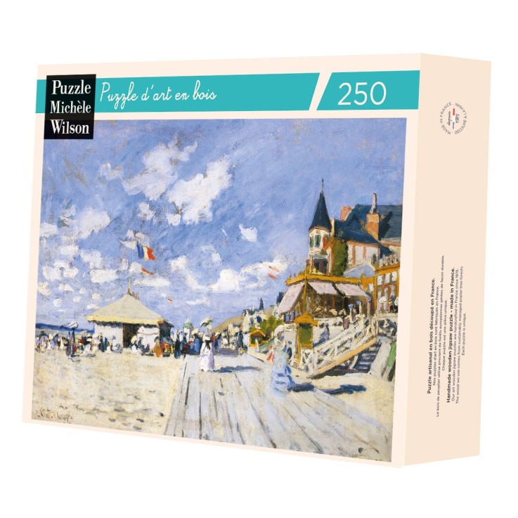 Puzzle en bois 250 pièces Sur les planches de Trouville