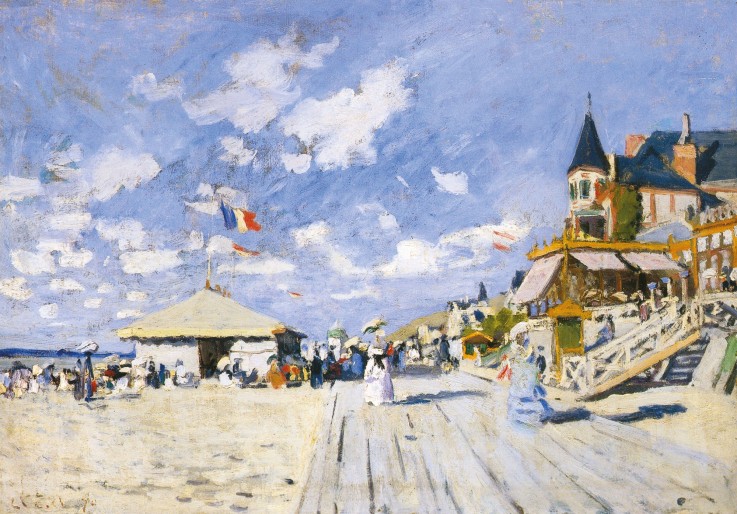 Puzzle en bois 250 pièces Sur les planches de Trouville