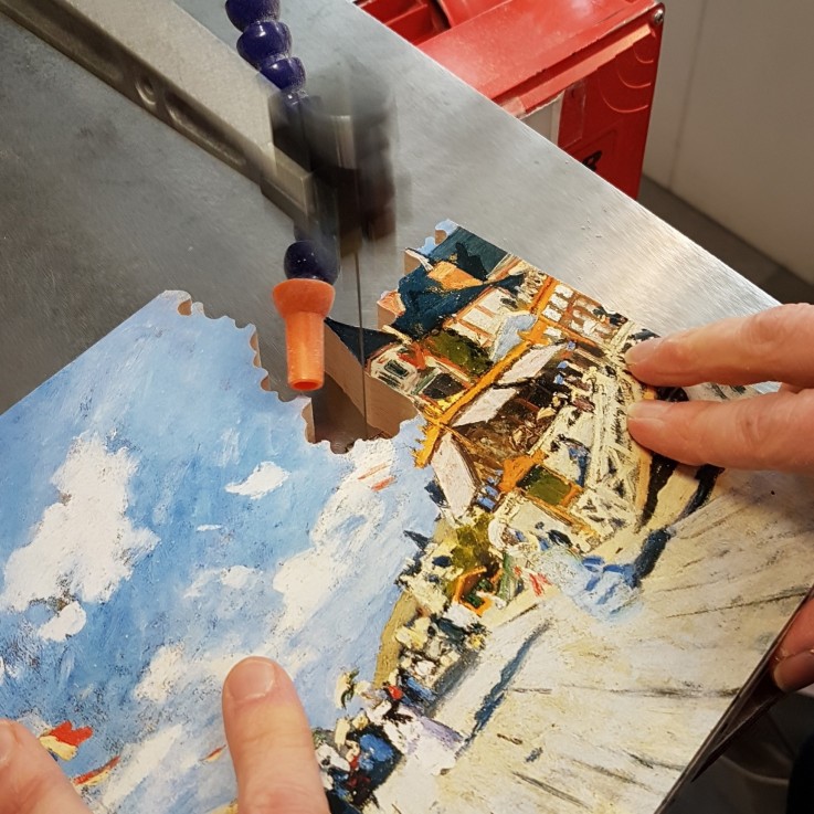 Puzzle en bois 250 pièces Sur les planches de Trouville