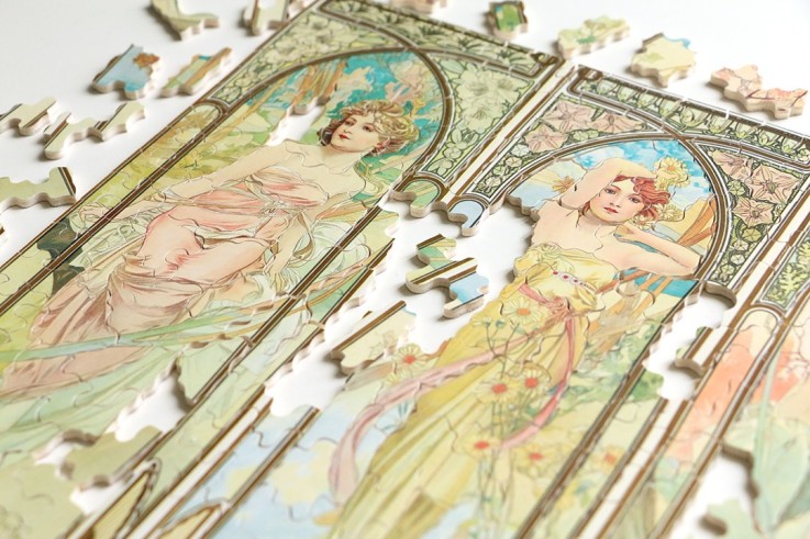 Puzzle en bois 350 pièces Les heures du jour