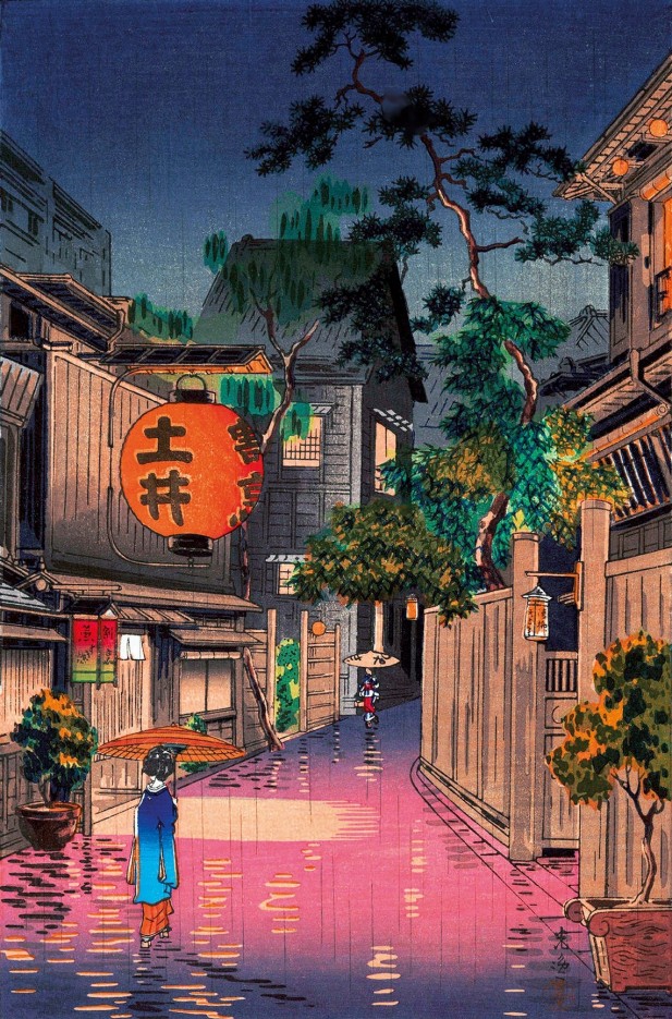 Puzzle en bois 150 pièces Soirée à Ushigome
