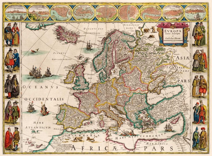 Puzzle en bois 1500 pièces Carte d'Europe hc